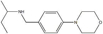 butan-2-yl({[4-(morpholin-4-yl)phenyl]methyl})amine Struktur