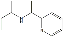 butan-2-yl[1-(pyridin-2-yl)ethyl]amine Struktur