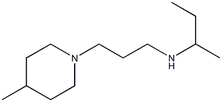 butan-2-yl[3-(4-methylpiperidin-1-yl)propyl]amine Struktur