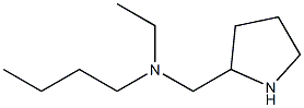 butyl(ethyl)(pyrrolidin-2-ylmethyl)amine Struktur