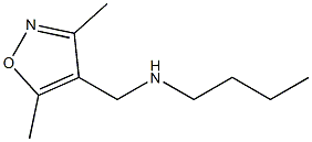 butyl[(3,5-dimethyl-1,2-oxazol-4-yl)methyl]amine Struktur