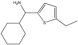 cyclohexyl(5-ethylthiophen-2-yl)methanamine Struktur