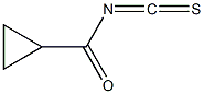 cyclopropanecarbonyl isothiocyanate Struktur