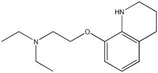 diethyl[2-(1,2,3,4-tetrahydroquinolin-8-yloxy)ethyl]amine Struktur