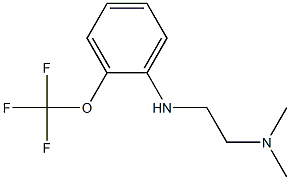 dimethyl(2-{[2-(trifluoromethoxy)phenyl]amino}ethyl)amine Struktur