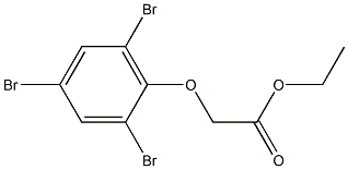 ethyl 2-(2,4,6-tribromophenoxy)acetate Struktur