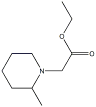 ethyl 2-(2-methylpiperidin-1-yl)acetate Struktur