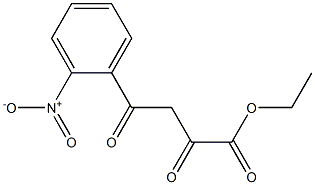 ethyl 4-(2-nitrophenyl)-2,4-dioxobutanoate Struktur