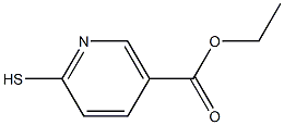 ethyl 6-mercaptonicotinate Struktur