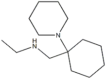 ethyl({[1-(piperidin-1-yl)cyclohexyl]methyl})amine Struktur