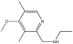 ethyl[(4-methoxy-3,5-dimethylpyridin-2-yl)methyl]amine Struktur