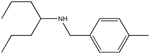 heptan-4-yl[(4-methylphenyl)methyl]amine Struktur