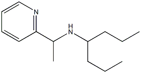 heptan-4-yl[1-(pyridin-2-yl)ethyl]amine Struktur