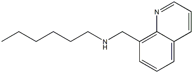 hexyl(quinolin-8-ylmethyl)amine Struktur