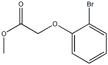 methyl 2-(2-bromophenoxy)acetate Struktur