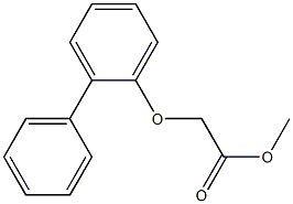 methyl 2-(2-phenylphenoxy)acetate Struktur