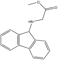 methyl 2-(9H-fluoren-9-ylamino)acetate Struktur