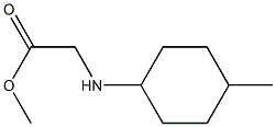 methyl 2-[(4-methylcyclohexyl)amino]acetate Struktur