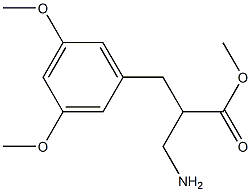 methyl 3-amino-2-[(3,5-dimethoxyphenyl)methyl]propanoate Struktur