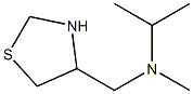 methyl(propan-2-yl)(1,3-thiazolidin-4-ylmethyl)amine Struktur