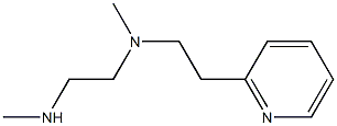 methyl[2-(methylamino)ethyl][2-(pyridin-2-yl)ethyl]amine Struktur