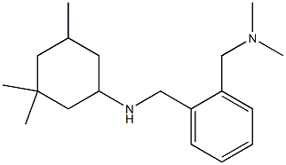 N-({2-[(dimethylamino)methyl]phenyl}methyl)-3,3,5-trimethylcyclohexan-1-amine Struktur