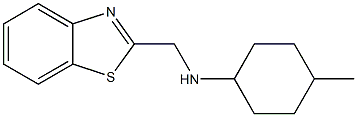 N-(1,3-benzothiazol-2-ylmethyl)-4-methylcyclohexan-1-amine Struktur