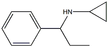 N-(1-phenylpropyl)cyclopropanamine Struktur