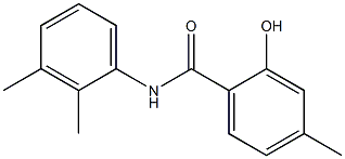 N-(2,3-dimethylphenyl)-2-hydroxy-4-methylbenzamide Struktur