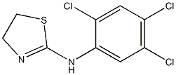 N-(2,4,5-trichlorophenyl)-4,5-dihydro-1,3-thiazol-2-amine Struktur