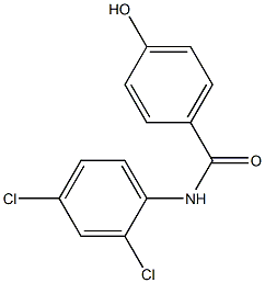 N-(2,4-dichlorophenyl)-4-hydroxybenzamide Struktur