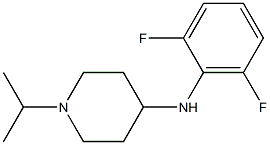 N-(2,6-difluorophenyl)-1-(propan-2-yl)piperidin-4-amine Struktur