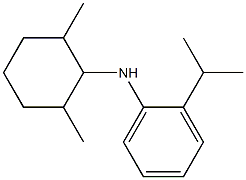 N-(2,6-dimethylcyclohexyl)-2-(propan-2-yl)aniline Struktur