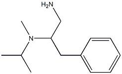 N-(2-amino-1-benzylethyl)-N-isopropyl-N-methylamine Struktur