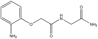 N-(2-amino-2-oxoethyl)-2-(2-aminophenoxy)acetamide Struktur