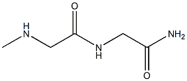 N-(2-amino-2-oxoethyl)-2-(methylamino)acetamide Struktur