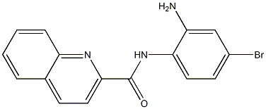 N-(2-amino-4-bromophenyl)quinoline-2-carboxamide Struktur