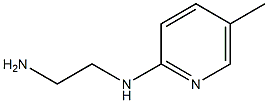 N-(2-aminoethyl)-N-(5-methylpyridin-2-yl)amine Struktur