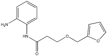 N-(2-aminophenyl)-3-(2-furylmethoxy)propanamide Struktur