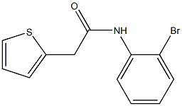 N-(2-bromophenyl)-2-thien-2-ylacetamide Struktur