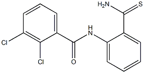 N-(2-carbamothioylphenyl)-2,3-dichlorobenzamide Struktur