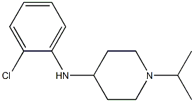 N-(2-chlorophenyl)-1-(propan-2-yl)piperidin-4-amine Struktur