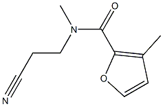 N-(2-cyanoethyl)-N,3-dimethylfuran-2-carboxamide Struktur