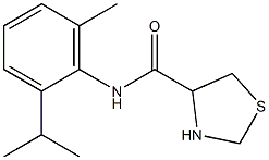 N-(2-isopropyl-6-methylphenyl)-1,3-thiazolidine-4-carboxamide Struktur