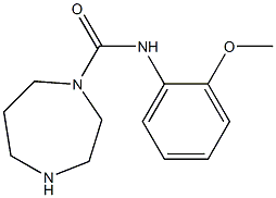 N-(2-methoxyphenyl)-1,4-diazepane-1-carboxamide Struktur