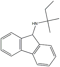 N-(2-methylbutan-2-yl)-9H-fluoren-9-amine Struktur