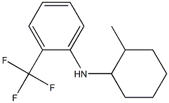 N-(2-methylcyclohexyl)-2-(trifluoromethyl)aniline Struktur