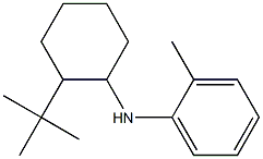 N-(2-tert-butylcyclohexyl)-2-methylaniline Struktur