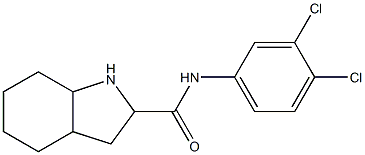 N-(3,4-dichlorophenyl)-octahydro-1H-indole-2-carboxamide Struktur