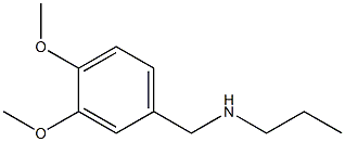 N-(3,4-dimethoxybenzyl)-N-propylamine Struktur